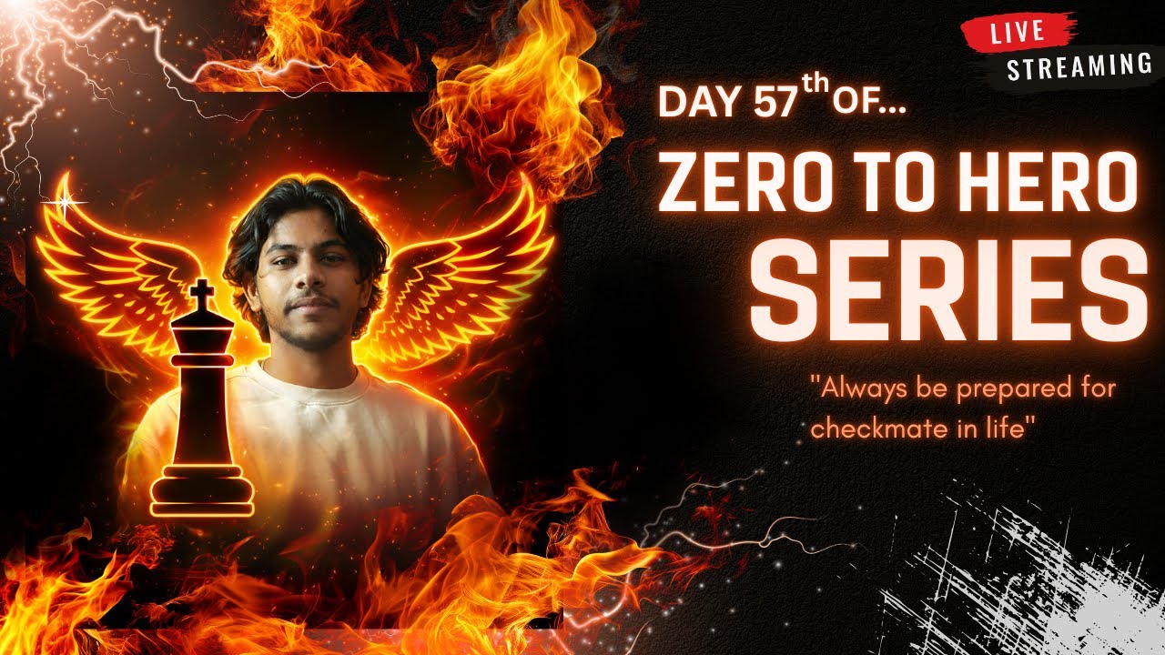 CHESS ZERO TO HERO SERIES DAY 57 BY ANAND SIR #chess #trending #shots #chesslive #livestreaming
