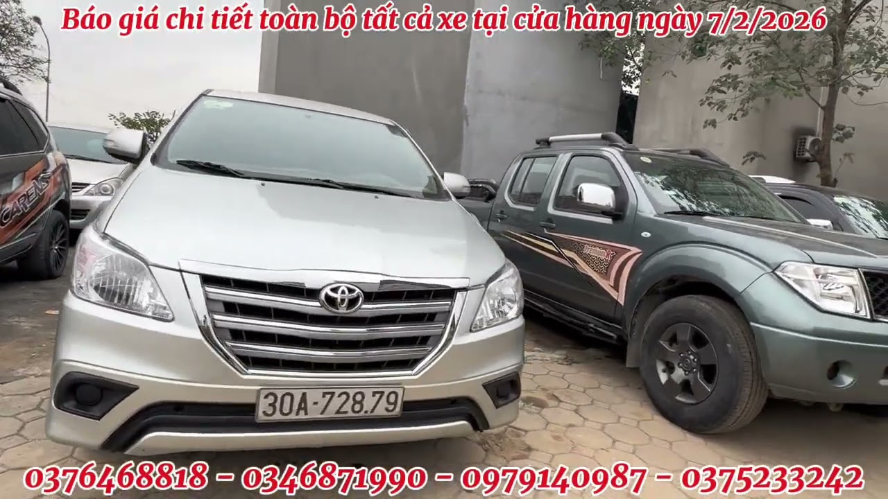 Báo giá chi tiết toàn bộ tất cả xe tại cửa hàng ngày 7/2/2026. Ace quan tâm alo 0376468818 