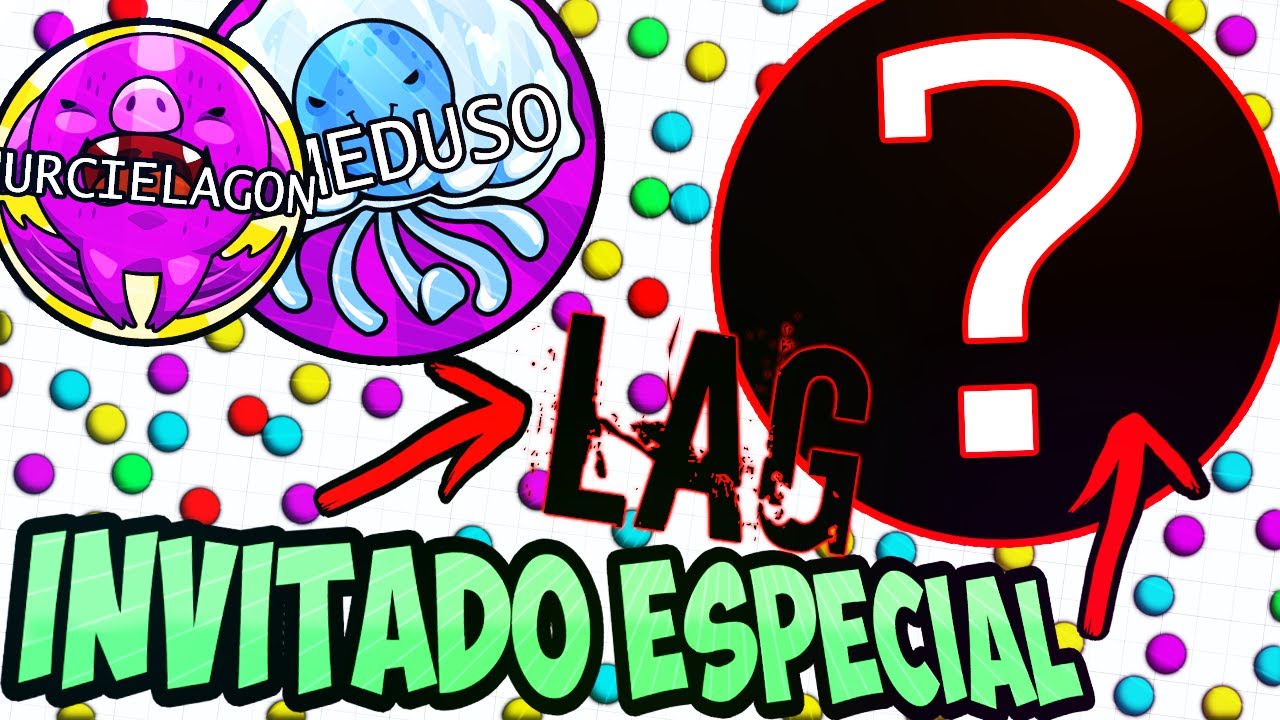 AGAR.IO CON POKERINI Y CON INVITADO ESPECIAL... EL LAG!!