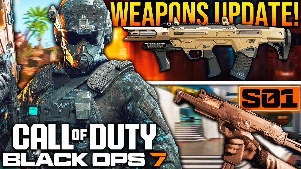 BLACK OPS 7 WARZONE: Massive SEASON 1 WEAPONS UPDATE!