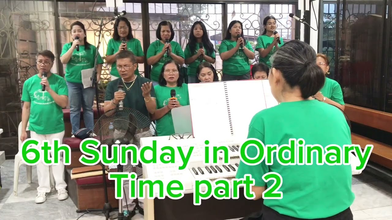 6th Sunday in Ordinary Time part 2 #sapccsfp #churchmusic #sacredmusic #choir #fyp 