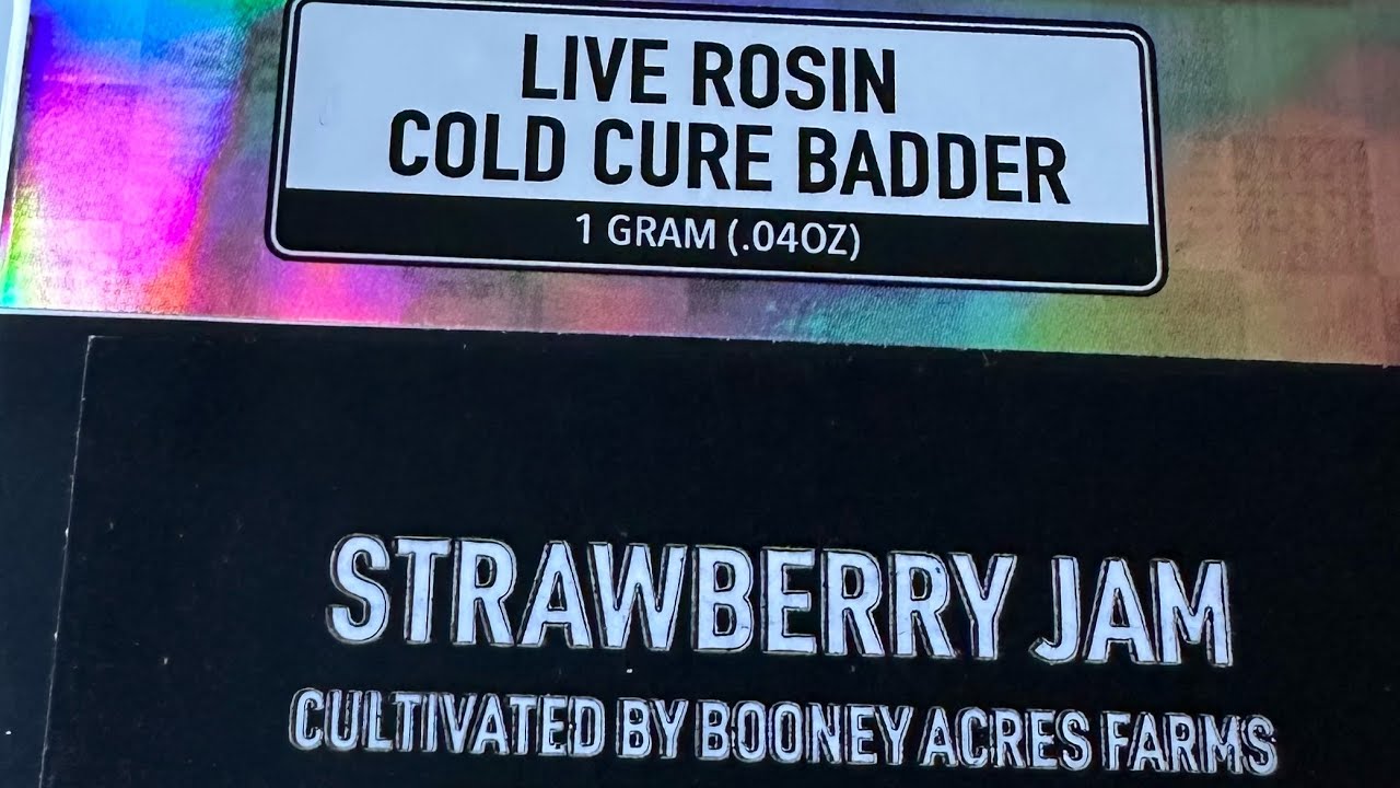 West Coast Cure -  Strawberry Jam Live rosin Cold Cure Badder