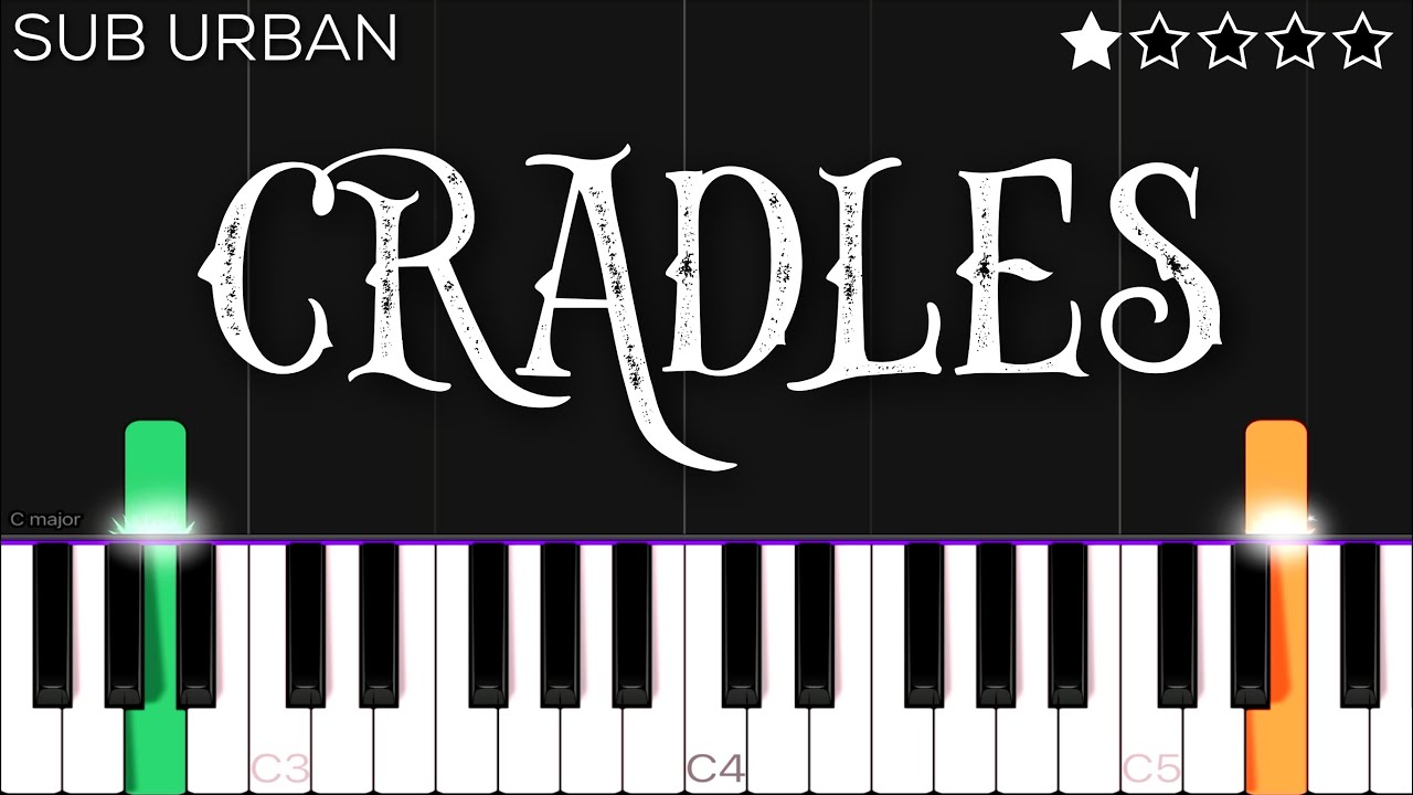 Cradles - Sub Urban | EASY Piano Tutorial
