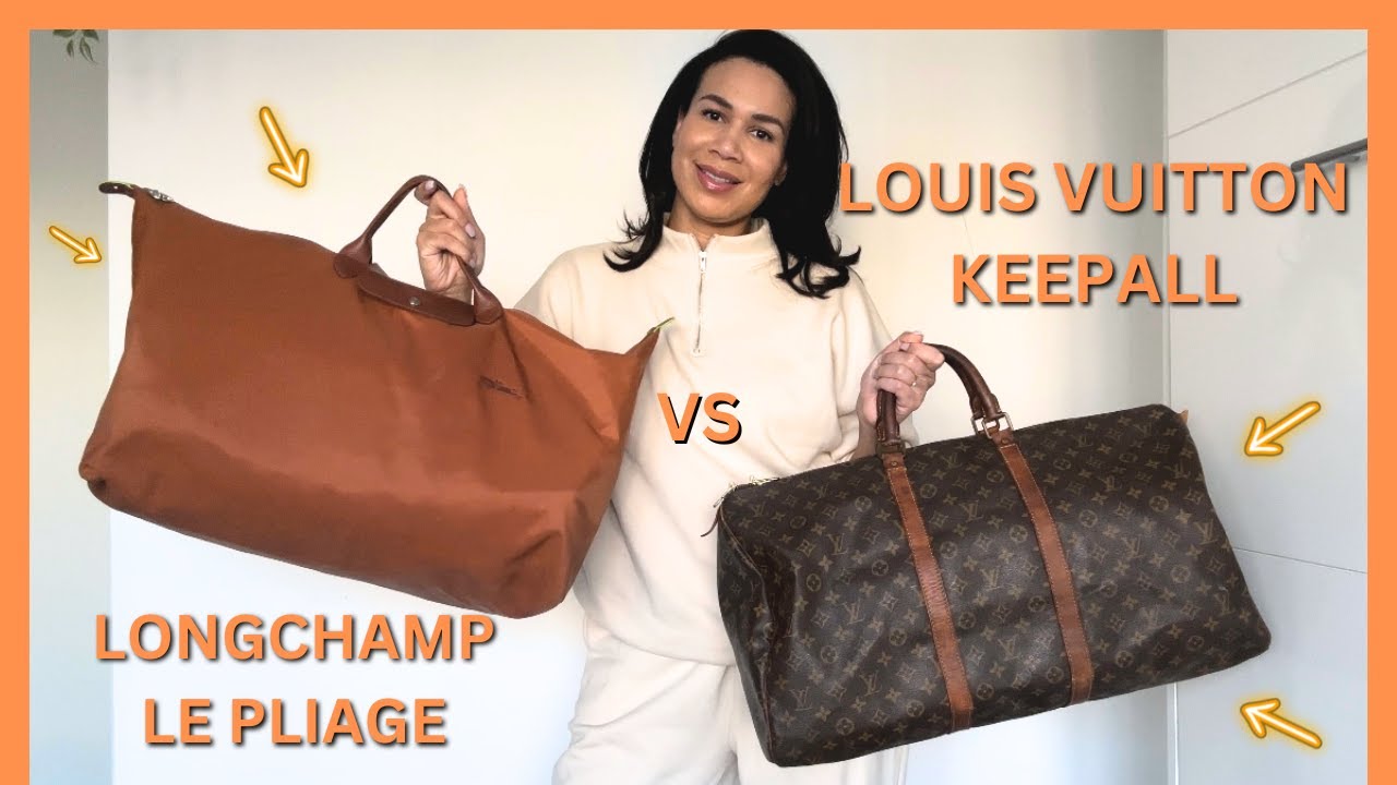 ⚡ The Ultimate Travel Bag : Louis Vuitton Keepall 55 vs Longchamp Le Pliage M