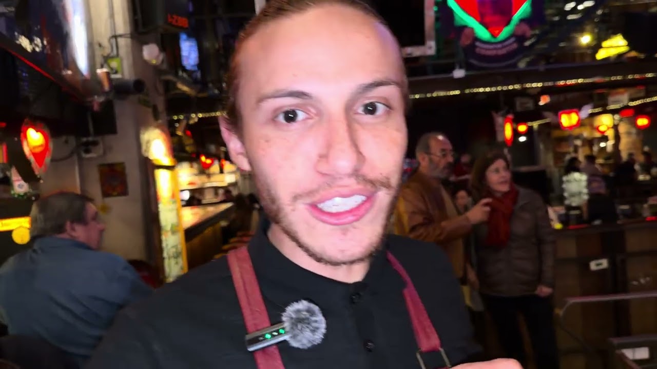 De visita en Colombia. 