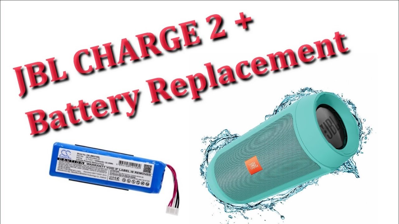 JBL Charge 2 + Battery Replacement Tutorial - JBL Charge 2 PLUS Battery Replacement