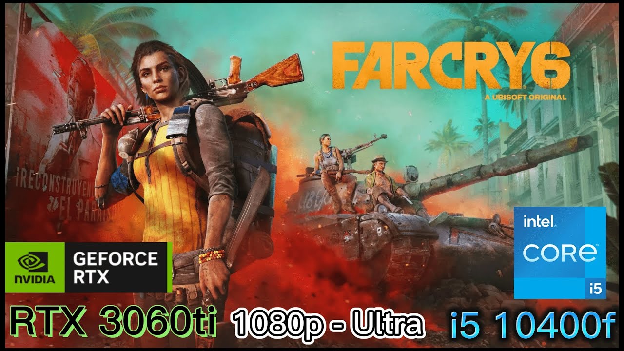 FarCry6 RTX3060ti | i5 10400F | 1080p ultra FPS test