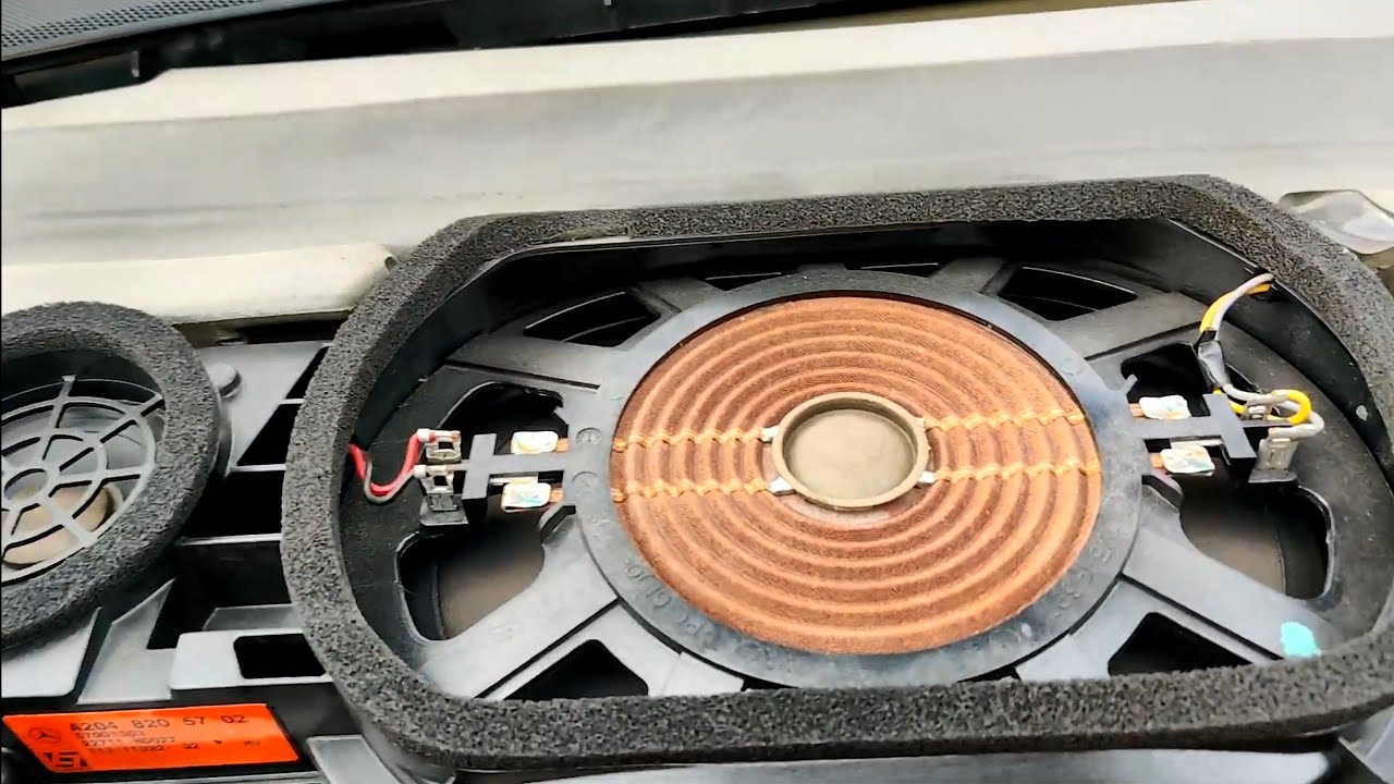 W204 C63 AMG How to Replace Rear Deck Speaker/Subwoofer