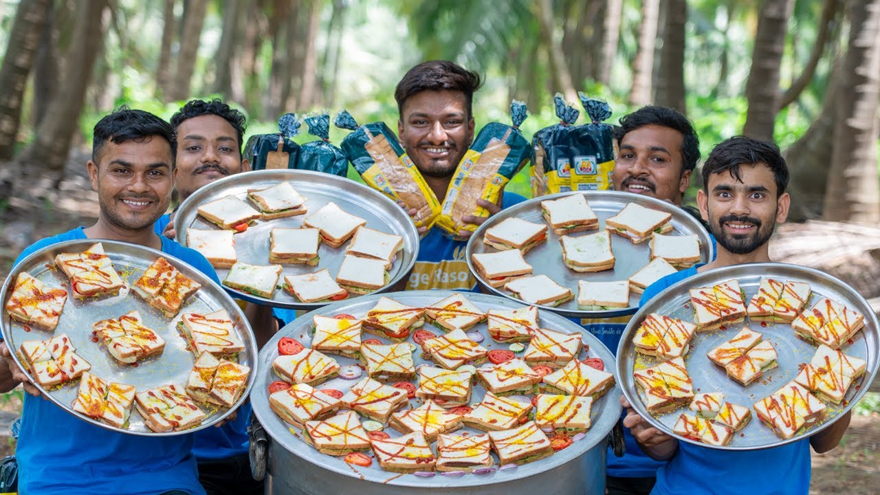 BOMBAY SANDWICH | Bombay Style Sandwich Recipe | Mumbai Street Food | Village Rasoi