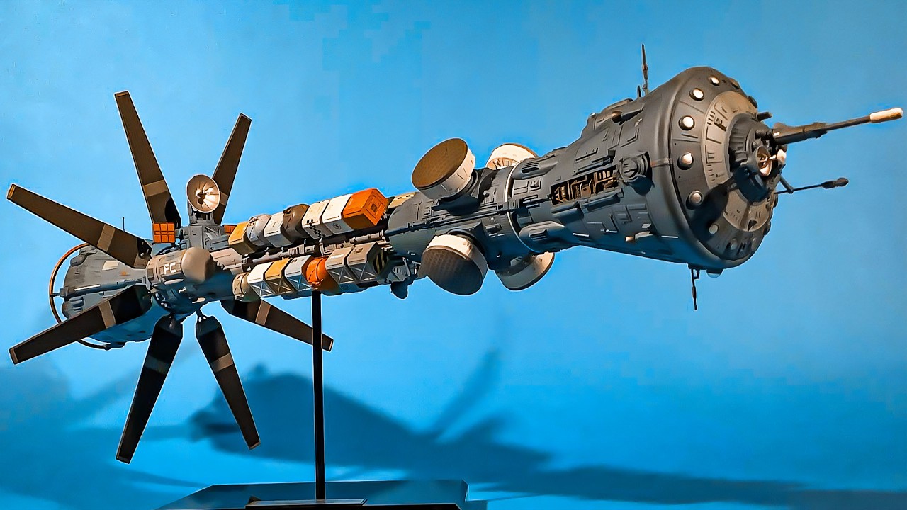 This Amazing Spaceship Was Completely Scratch Built!