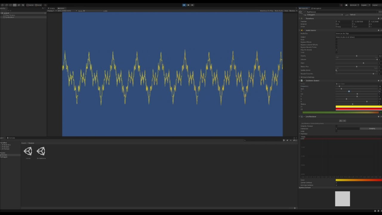 The sound of a Weierstrass function