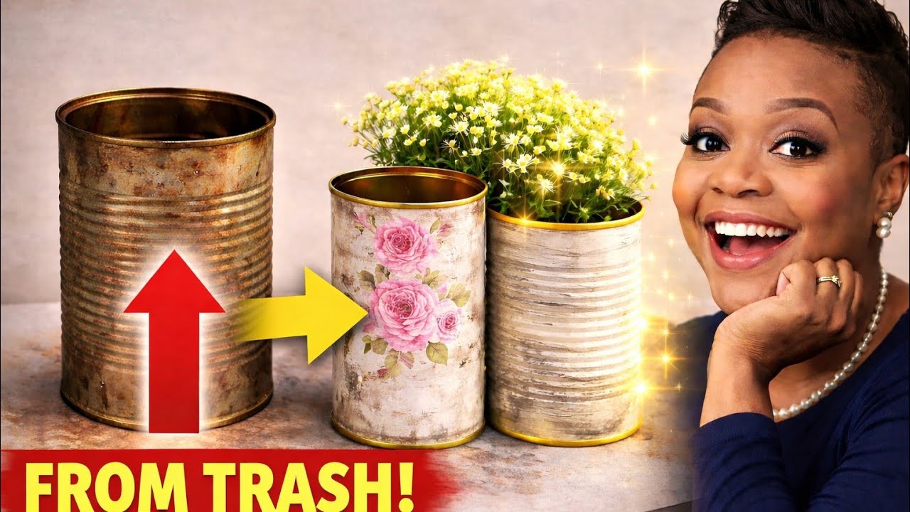 Tin Can Makeover | Trash to Treasure DIY That Looks High-End l Storytime With Joy