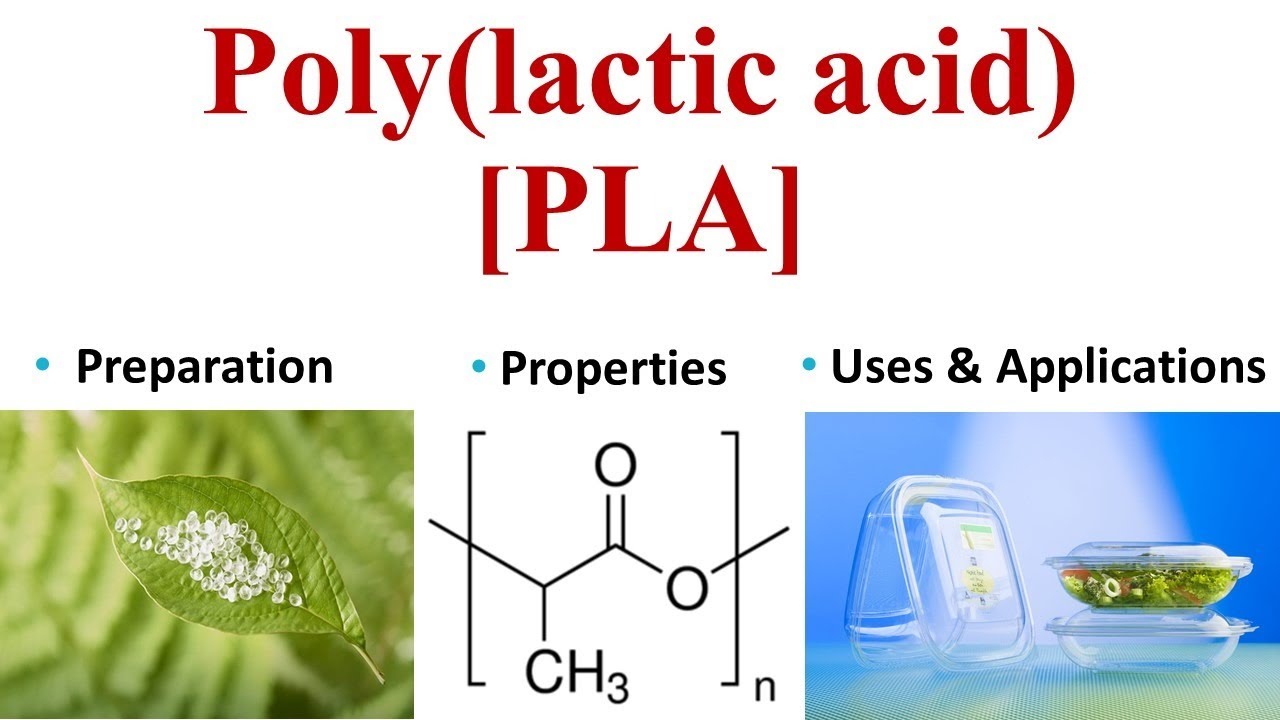 Poly (lactic acid) or Polylactide  || PLA || || UG PaathShaala #polylacticacid #PLA