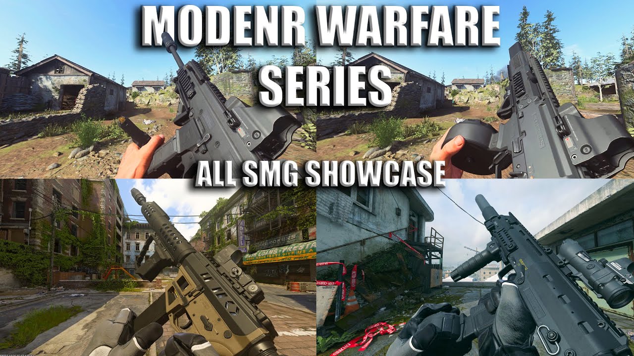 Every SMG In Modern Warfare Reboot Series Showcase with Attachment 4K