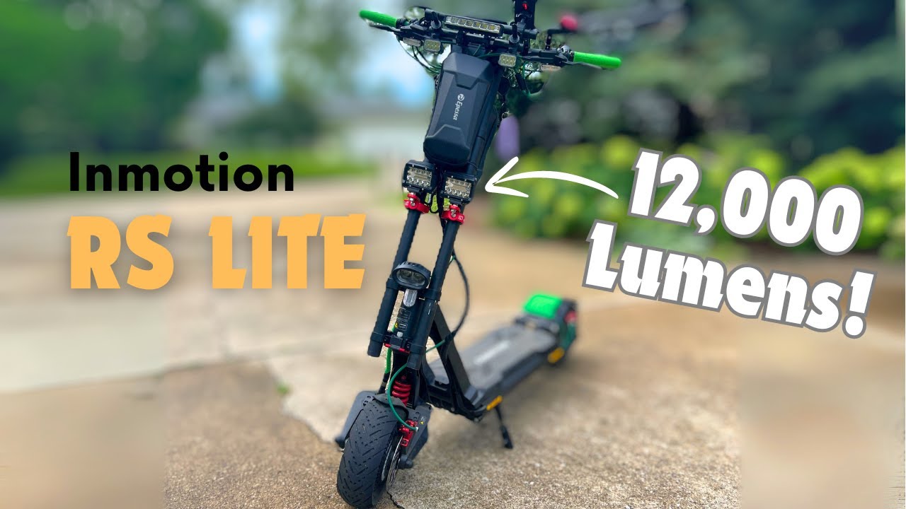 Inmotion RS Lite MASSIVE Headlight Upgrade + Errands