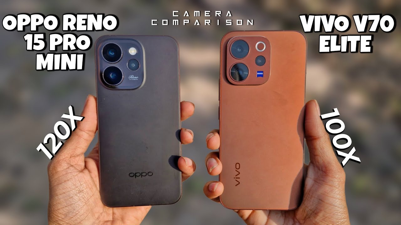 Oppo Reno 15 Pro Mini VS Vivo V70 Elite CAMERA COMPARISON 🔥