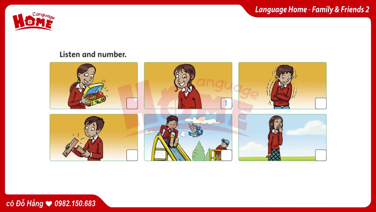 FAMILY&FRIENDS 2:Unit 2-Lesson6:Listen & number PAGE 19