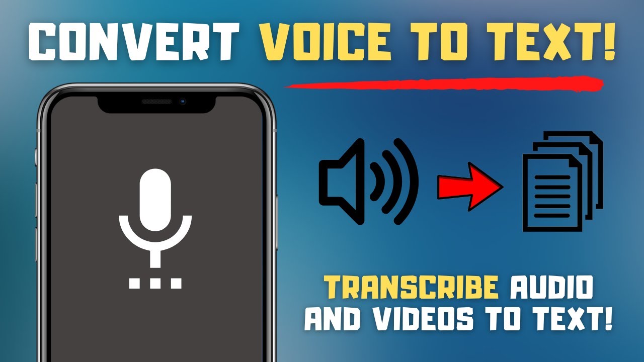 How to Convert Audio to Text on Your Phone! | Voice to Text App (2026)