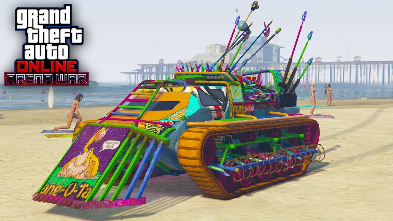 NIGHTMARE SCARAB TUNEADO AL MÁXIMO - ARENA WAR GTA 5 ONLINE