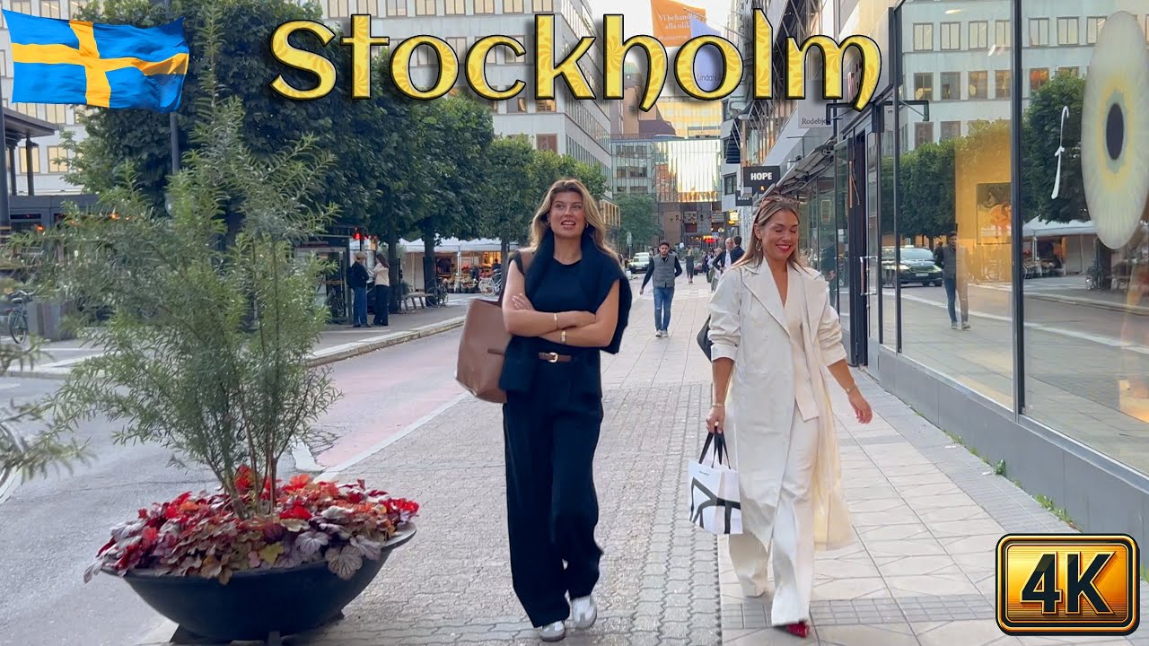 Stockholm and Stockholmers: A 4K Walking Tour 🇸🇪 Estocolmo y los Estocolmenses: Un Tour a Pie en 4K