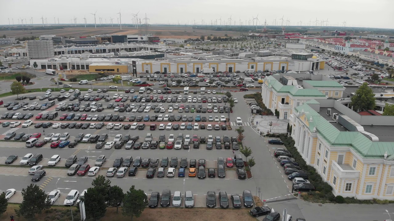 Parndorf outlet , Austria 4k drone