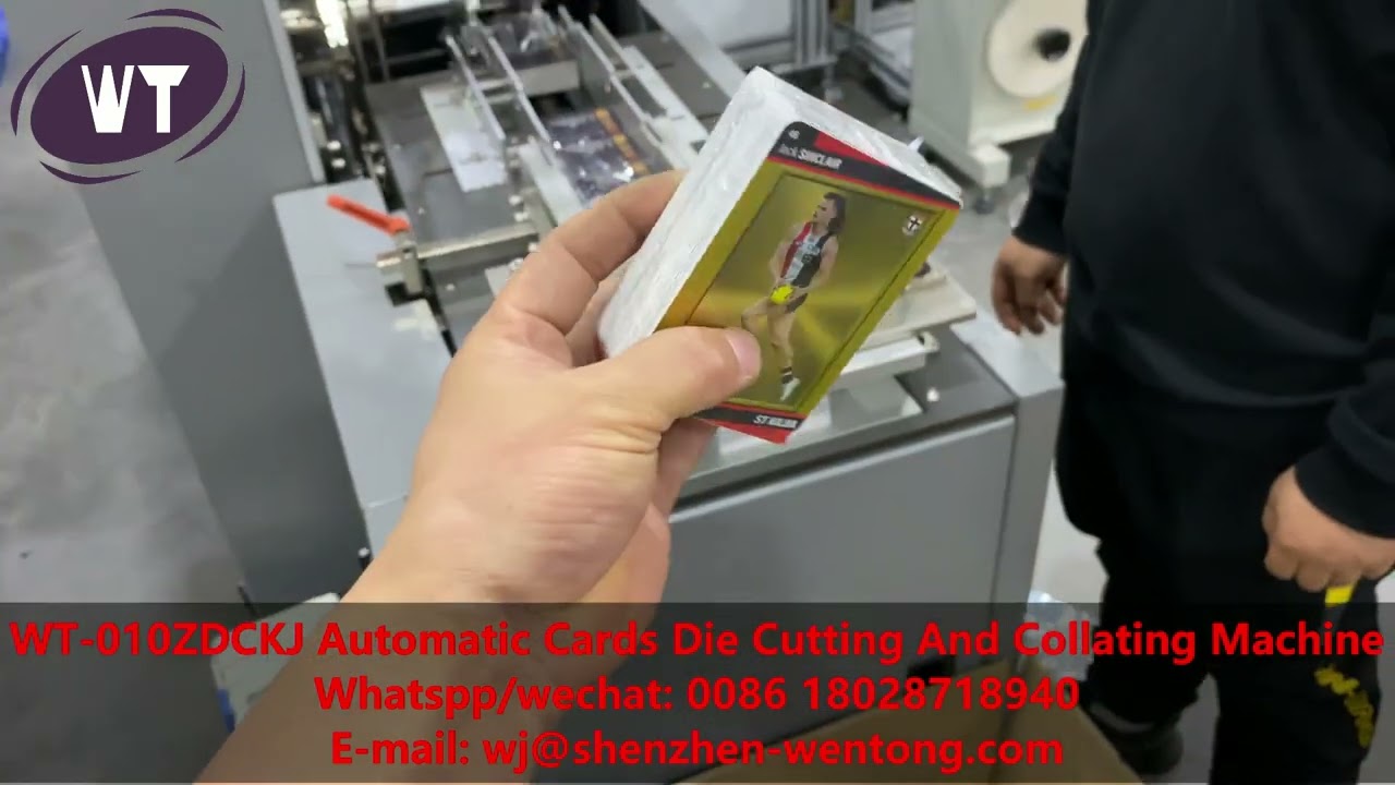 WT-010ZDCKJ Player Cards Trading Cards Cutting Machine Game Cards Punching Machine Cards Puncher