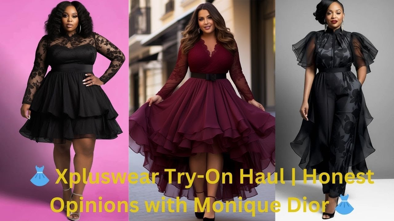 👗 Xpluswear Try-On Haul | Honest Opinions with Monique Dior 👗