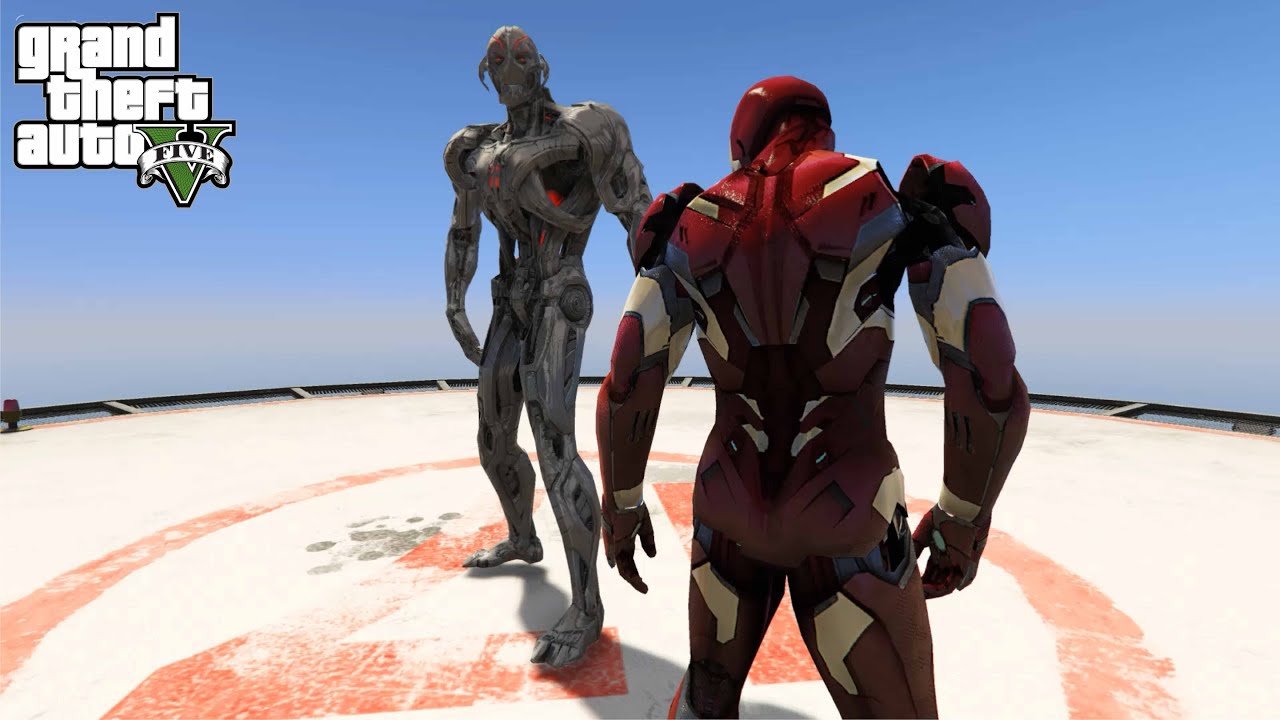 GTA 5 - Iron Man VS Ultron
