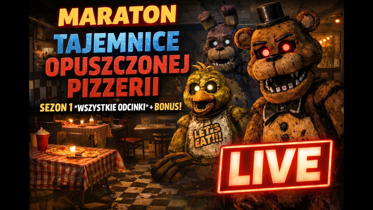 🔴TAJEMNICE OPUSZCZONEJ PIZZERII 💣 MARATON 1 SEZONU💣 🔴NA ŻYWO!🔴
