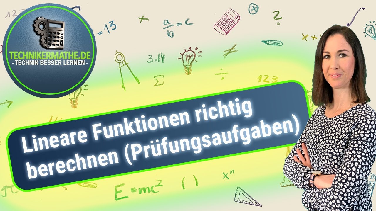 Webinar | Lineare Funktionen [berechnen] (80 min) 🟢 Mathe für Techniker, Meister, Azubis (2020)