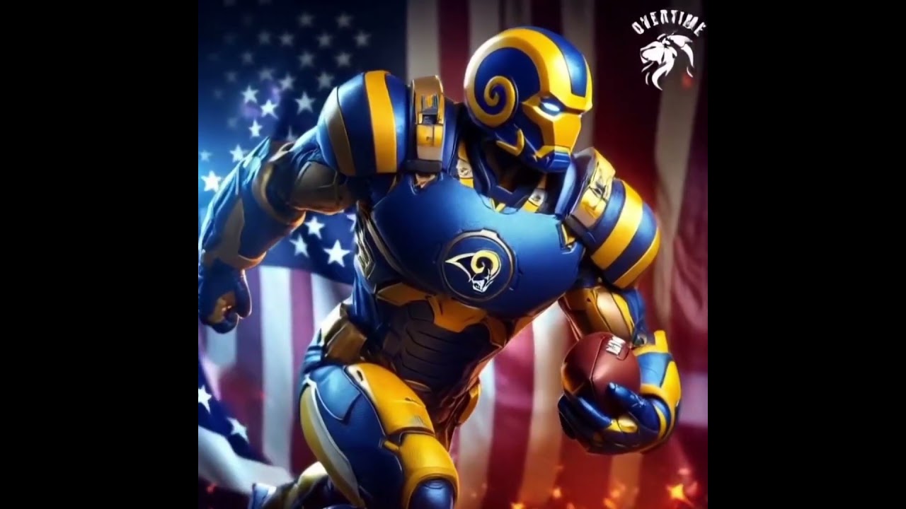 Iron Man plays NFL #Ironman #ai #Shorts #marvel #avengers #nfl #football #superbowl #mvp #rams