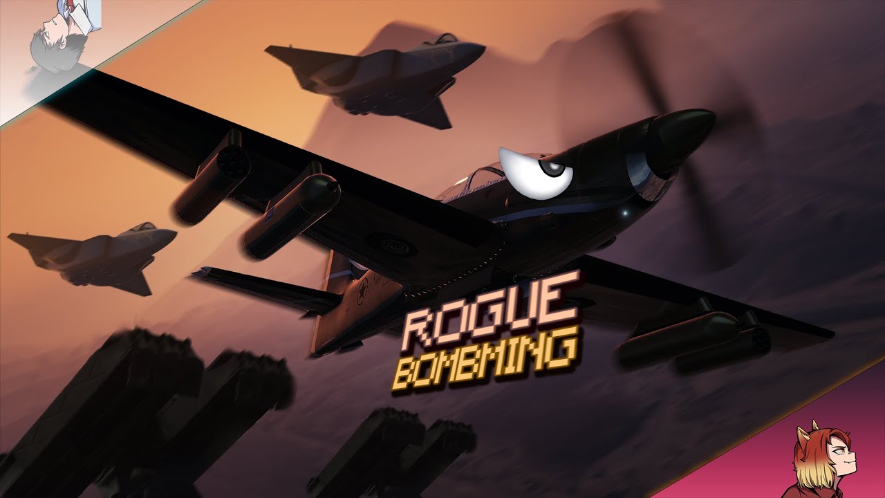 The Rogue Is The Most Underrated Bomber Plane In GTA Online (Rogue Kill Montage)