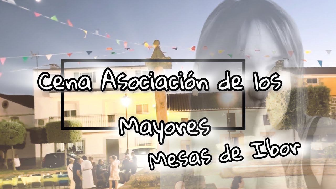 MESAS DE IBOR DESPEDIDA ASOCIACIÓN DE LOS MAYORES… 