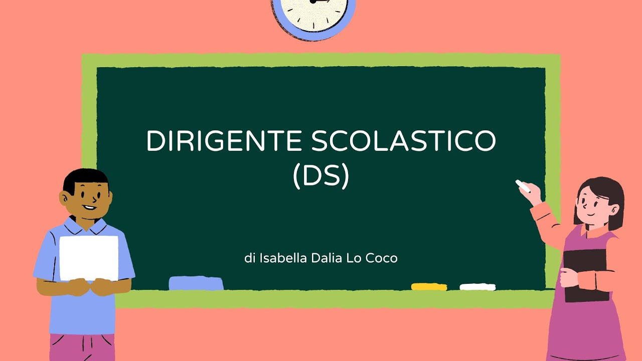 Il dirigente scolastico