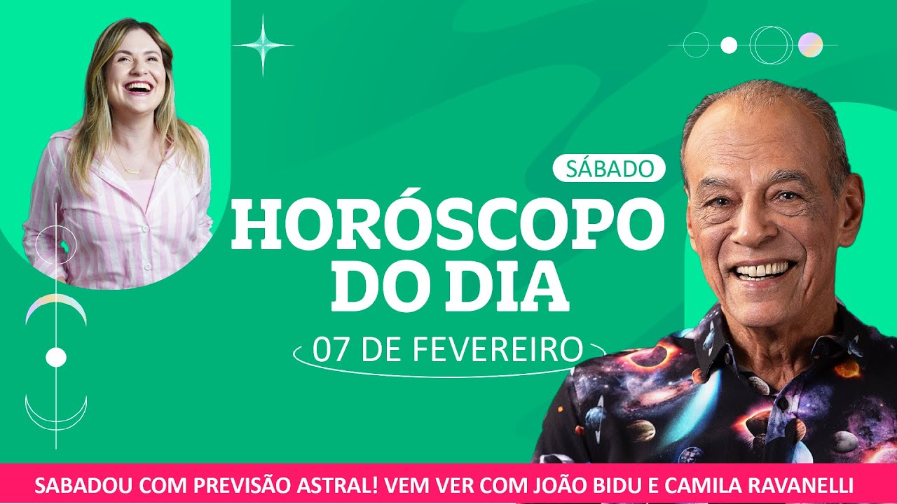 Não perca a coragem de ser você - Horóscopo do dia 07 de Fevereiro| POR JOÃO BIDU