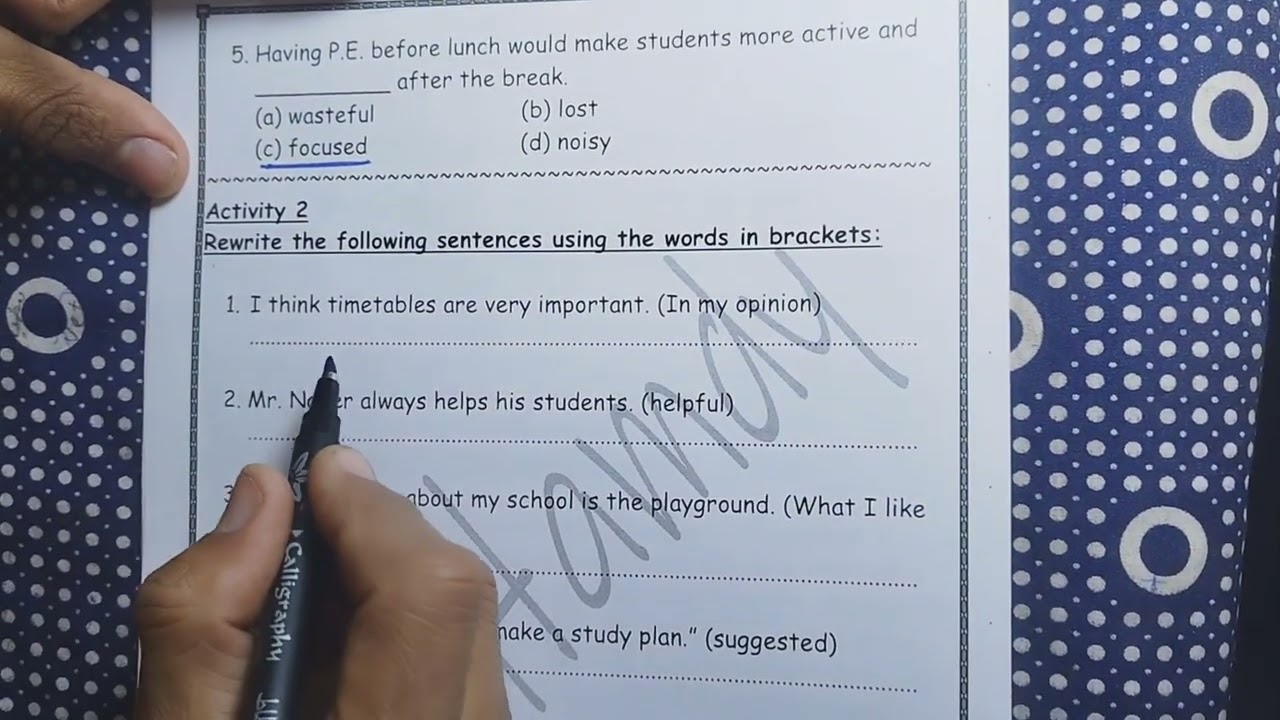 حل تقييمات الأسبوع الثاني الصف الثاني الاعدادي لغة انجليزية الترم الثاني 2026