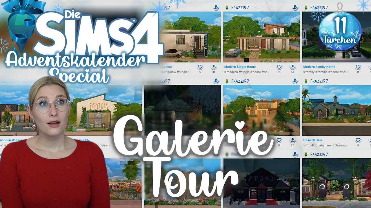 11. Türchen - Galerie Tour | Adventskalender✨Special Sims4 | Stream 11.12.2023 | Insanedra