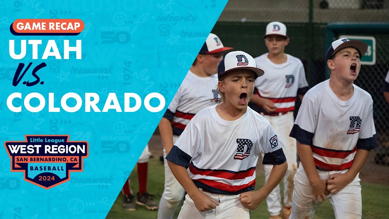 Game Highlights: Utah vs Colorado | Little League Baseball Mountain Region Tournament