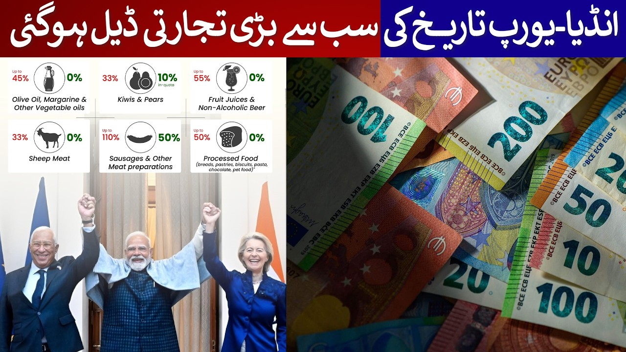 India–Europe Trade Deal Becomes the Biggest in History | Rich Pakistan