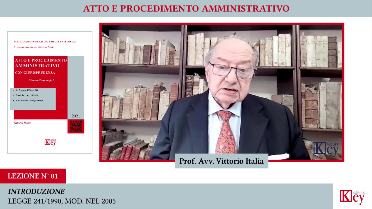Atto e Procedimento amm.vo - Lezione 01 - Introduzione