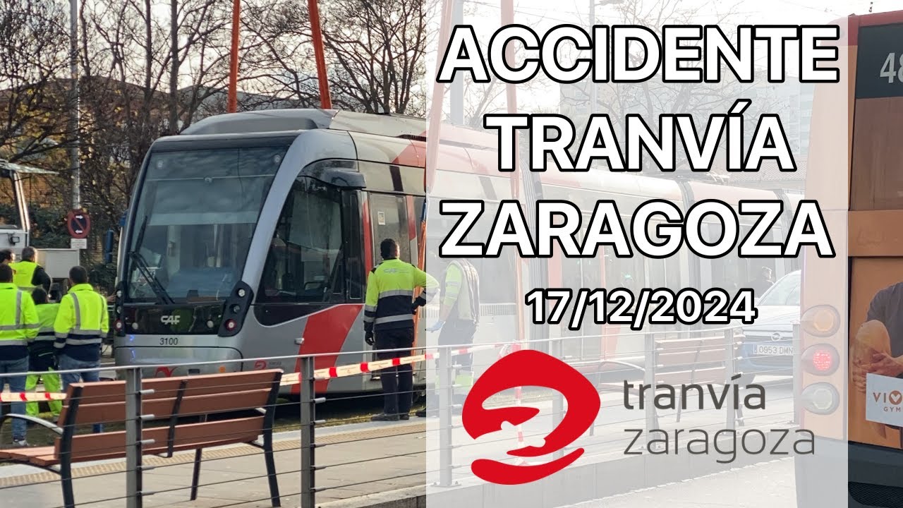 Accidente en el tranvía de Zaragoza