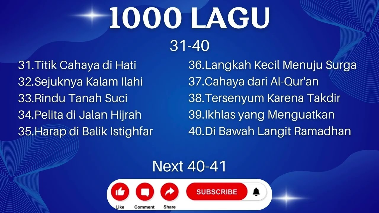 1000 lagu enak di dengar 31 40