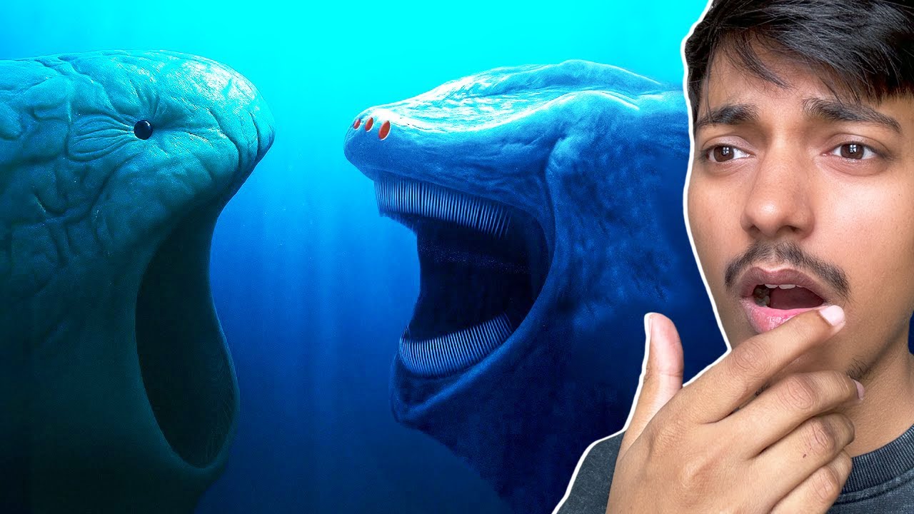 REAL LIFE SCARY SEA MONSTERS CAUGHT ON CAMERA !!