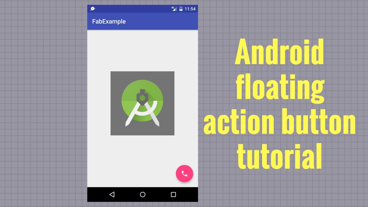 Android floating action button tutorial