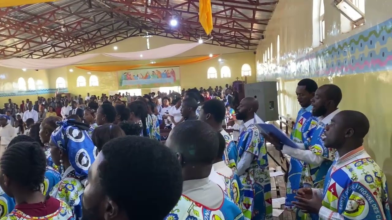 Sanctus Messe de la Sainte Vierge Marie,Chorale Sainte Cécile Kolwezi.