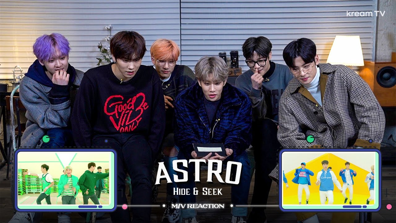 ASTRO Reacts to “HIDE&SEEK” Debut MV l Full Episode l Kream MV Reaction [ENG SUB]