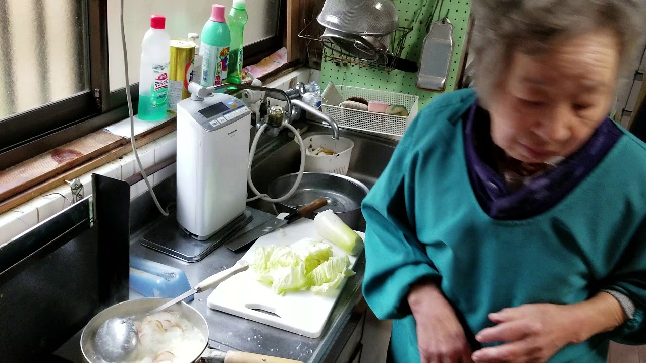 2019.01.31 ばぁちゃんの孫への料理教室 ばぁちゃん流 朝ごはん 味噌汁とおじゃこ