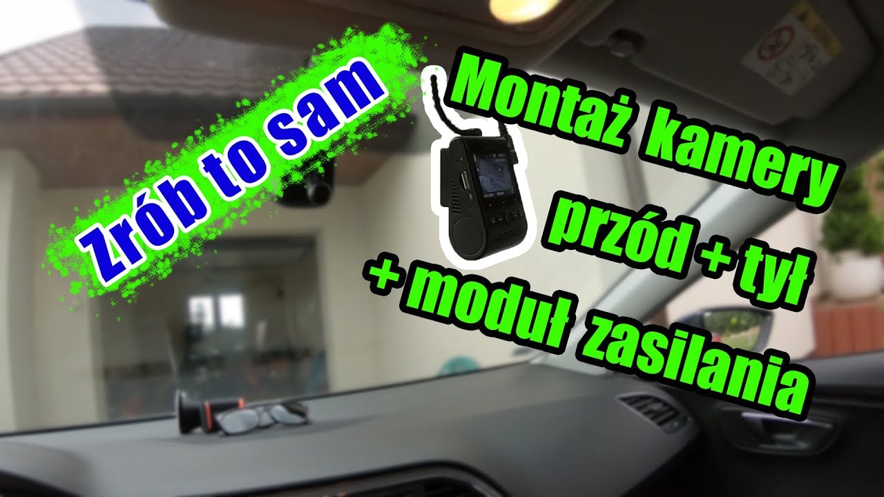 Montaż kamery prz&oacute;d+tył +moduł zasilania - Viofo A129-G DUO | Zr&oacute;b to sam | #ShotFix