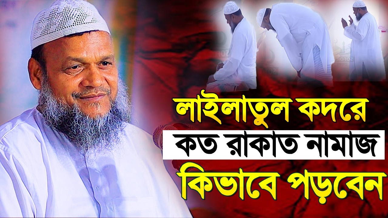 লাইলাতুল কদরে কত রাকাত নামাজ কিভাবে পড়বেন । শায়খ আব্দুর রাজ্জাক বিন ইউসুফ । Abdur Razzak Bin Yousuf