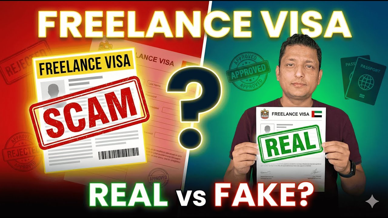 Freelance Visa in UAE: Real Truth, Cost, & How to Get It Legally! By RP Srijan